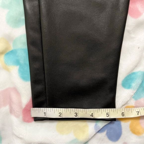 MOTHER The Super Swooner Faux Leather Skinny Pants Size 30 - Picture 12 of 16